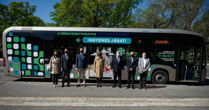 Az eCitaro elektromos busznak nagy sikere van Kecskeméten is