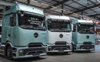 Az új Actros L:  legördült az első jármű a gyártósorról a Mercedes-Benz wörthi üzemében