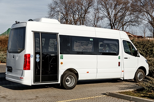 Minibusz teszt Szigetszentmiklos Varpalota Hajduszoboszlo Volanbusz 20240417 01