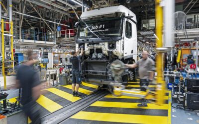 Megkezdődött a Mercedes-Benz eActros 600 távolsági fuvarozásra szánt modelljének sorozatgyártása Wörthben